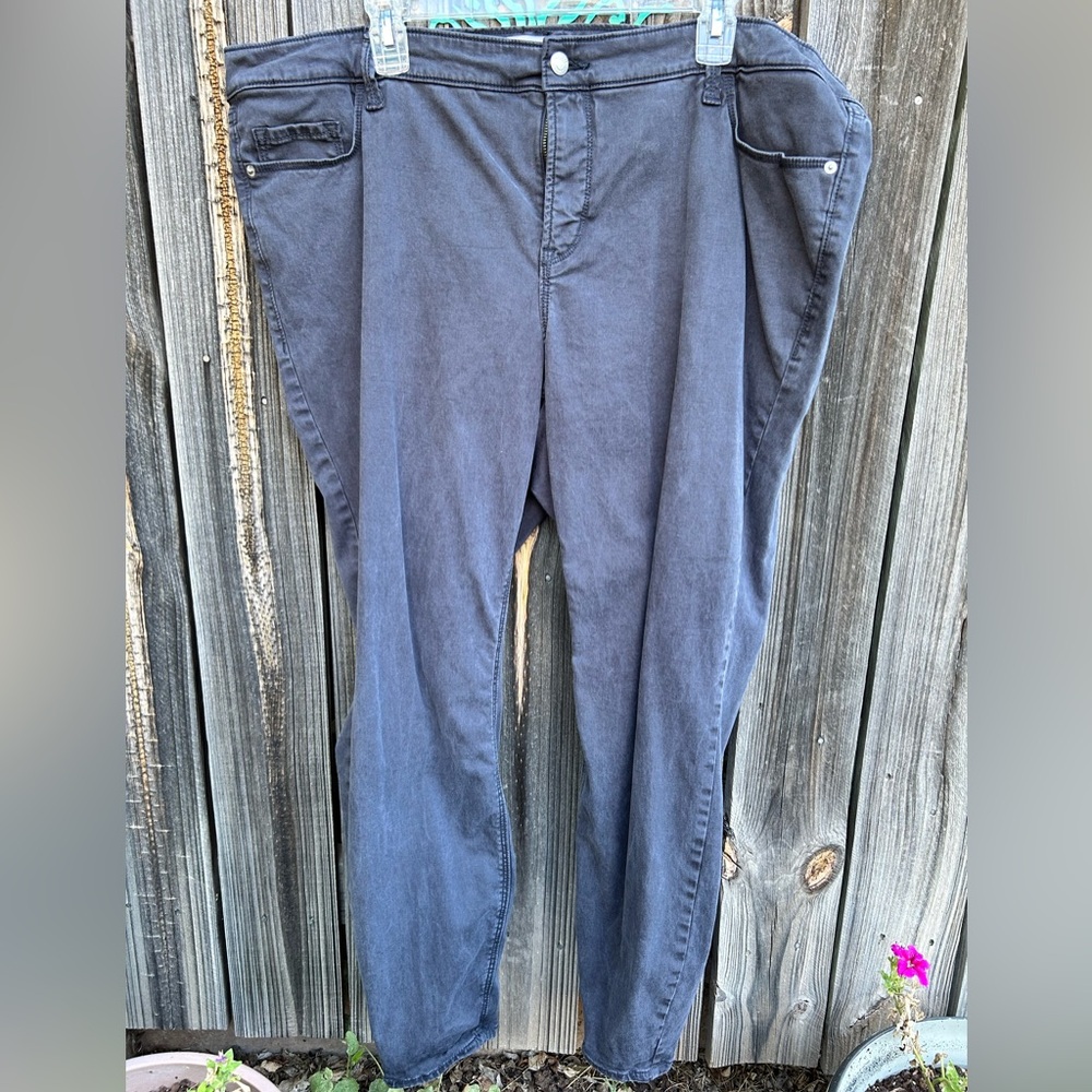 Old Navy Gray Rockstar Jeans